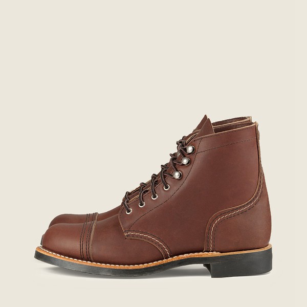 Red Wing Heritage Boots Iron Ranger - Short Harness Læder - Brune - Dame 7826-MXCQR